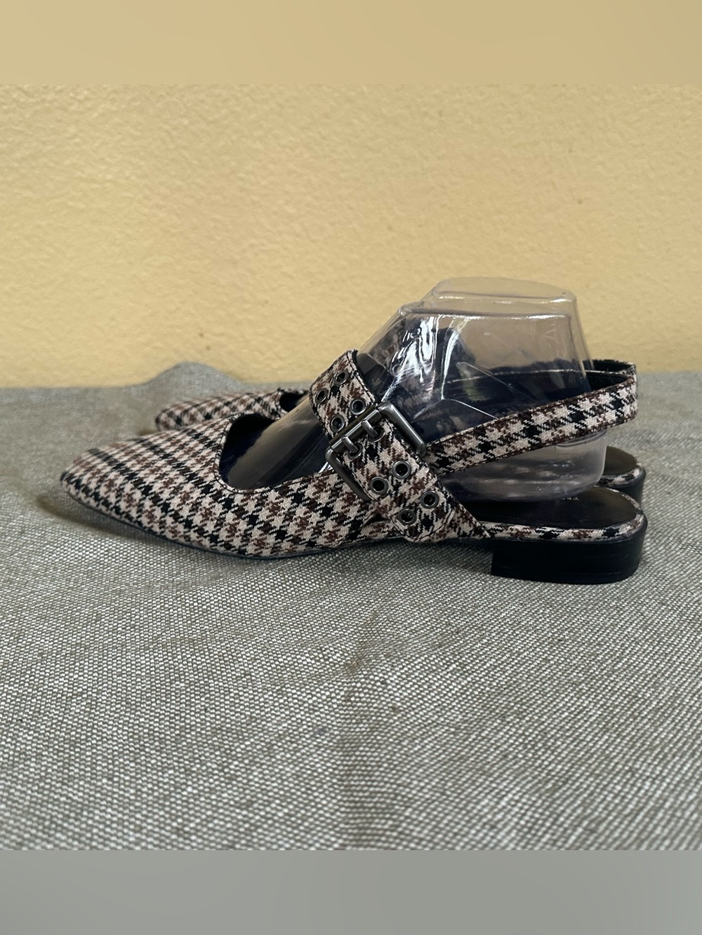Rag & Bone “Astra” Houndstooth Slingback Flats Size 40 Excellent Condition! - Picture 7 of 12